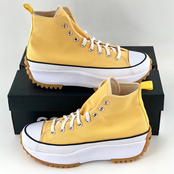 Converse Shoes - Converse Run Star Hike High Citron Zest Gum Women's Size 10.5 Shoes Yellow